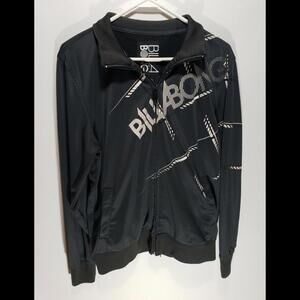 Mens Billabong Full Zip Up Track Jacket Coat Beach Surfer Size Small S